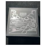 2025 AUSTRALIAN YEAR OF THE SNAKE 1 TROY OZ .9999 FINE SILVER PROOF COIN IN BOX