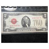 1928D US RED SEAL $2 BILL
