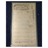 1/1000TH TROY OZ 24K GOLD OKLAHOMA GOLDBACK