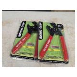 Lot of (2) Logger Head Tools Bionic Grip 8" Pliers (in original packaging)