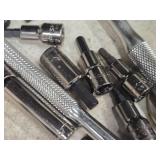 Assorted Sockets, Ratchets and Extension