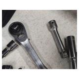 Assorted Sockets, Ratchets and Extension
