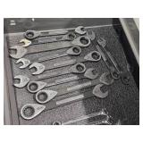 Lot of (12) Craftsman® Ratcheting Wrenches - SAE and Metric