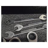 Lot of (12) Craftsman® Ratcheting Wrenches - SAE and Metric