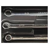 Lot of (2) Craftsman® Combination Wrench Sets - SAE and Metric