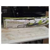 Snow Joe® Sunjoe 24V Lawn + Garden Multi-Tool Pole Hedge Trimmer/Blower/Chain Saw 24V-GTS4004-XT (in original packaging)