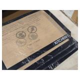 Lot of (4) Kitchen HQ Baking Mats 16 1/2" x 12"