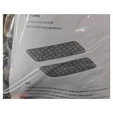Lot of (2) Silicone Drying Mats 17.6" x 8" x 1/4"