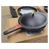Curtis Stone 11" Cast Aluminum All Day Pan with Lid