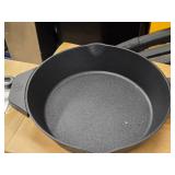 Kitchen HQ 11" Cast Iron Skillet with Glass Lid