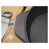 Kitchen HQ 11" Cast Iron Skillet with Glass Lid