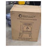 Warm-Living Infrared Technology Household 3-Side Double Door Stove Heater (in original packaging)