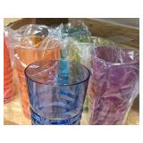 Lot of (12) Plastic Glasses (in original packaging)