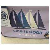 Life Is Good® 24 Can Ziperless Insulated Cooler 13" x 10" x 11 1/2"