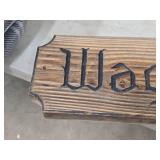 Wagner logo Wooden Sign
