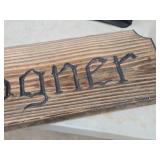 Wagner logo Wooden Sign