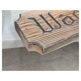 Wagner logo Wooden Sign