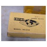 Vintage Empire Folding Sport Glass 2.5x 232 (in original packaging)