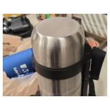 TravelCenters Of America Travel Thermos and (7) Can Coozies