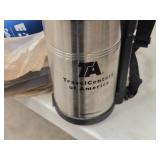 TravelCenters Of America Travel Thermos and (7) Can Coozies