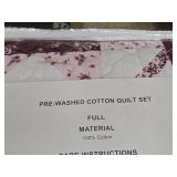 Full Size Pre-Washed Cotton Quilt Set