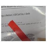 Gift Bag And Gift Tag Set with Inserted Drawstring Ribbon 58-piece