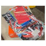 Gift Bag And Gift Tag Set with Inserted Drawstring Ribbon 58-piece