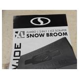 Snow Joe® Snow Broom / Ice Scraper | Jumbo | 2-in-1