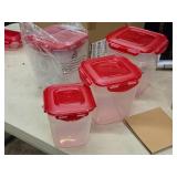 Lot of (6) Lock n Lock® Plastic Storage Containers (assorted)