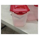 Lot of (6) Lock n Lock® Plastic Storage Containers (assorted)