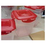 Lot of (6) Lock n Lock® Plastic Storage Containers (assorted)
