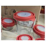 Lot of (10) Anchor Hocking® Glass Storage Container with Lid
