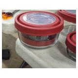 Lot of (10) Anchor Hocking® Glass Storage Container with Lid