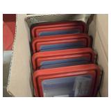 Lot of (5) Anchor Hocking® Glass Storage Container with Lid