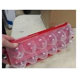 Lot of (3) Lock n Lock® Plastic Storage Containers - Egg Holder, Butter Dish, Large Rectangle