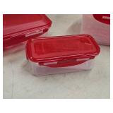 Lot of (3) Lock n Lock® Plastic Storage Containers - Egg Holder, Butter Dish, Large Rectangle