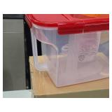 Lock n Lock® Plastic Storage Container with Measuring Cup