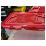Lock n Lock® Plastic Storage Container with Two Handles and Wheels