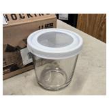 Lot of (2) Anchor Hocking® Glass Storage Container with Lid