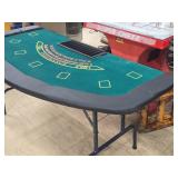 Blackjack Table | Padded Sides with Chip Tray