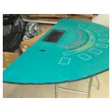 Standing Blackjack Table with Chip Tray