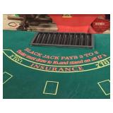 Blackjack Table | Padded Sides with Chip Tray