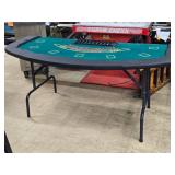 Blackjack Table | Padded Sides with Chip Tray