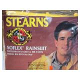 Stearns® Soflex Rainsuit Waterproof Jacket & Bib Pants Size X-Large RW-8333