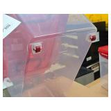 Lock n Lock® Plastic Storage Container with Two Handles and Wheels
