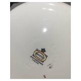 Royal Crown Staffordshire Lidded Tureen and Gravy Boat Set