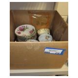 Collection of 8 Vintage Bone China Teacup and Saucer Sets with Floral Patterns - England