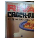 Sunbeam Mixmaster 6-Speed Mixer and Rival 3.5 Quart Slow Cooker Set