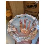 Orrefors Residence Crystal Bowl by Ole Alberius with Box