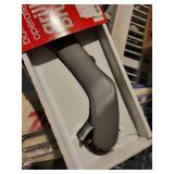 Grill Accessory Set with Battery Operated Grill Brush, Skewers, and Aluminum Foil